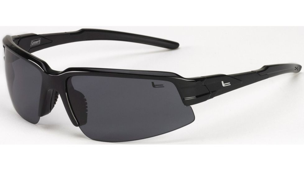 Coleman TechForce Sunglasses - Black Frame and Smoke Lens 842749030821