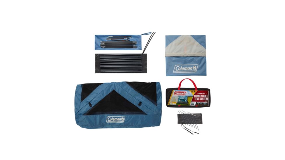 Coleman Tent 3P Connectable Instant, Blue, 2000033605