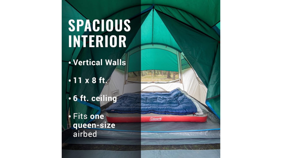 Coleman Tent 4 Person Screened Cabin Evergreen, 2000035607