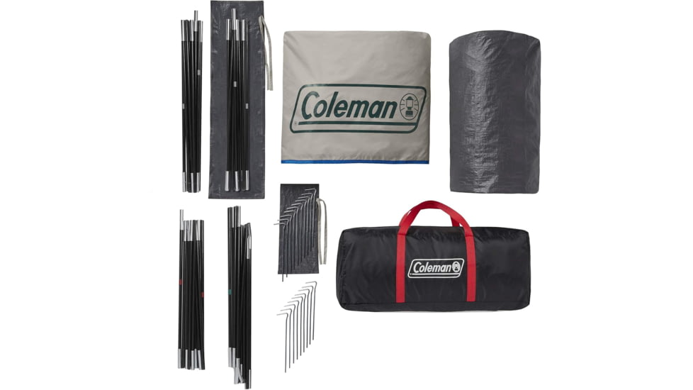 Coleman Tent 6 Person Screened Cabin Evergreen, 2000035608