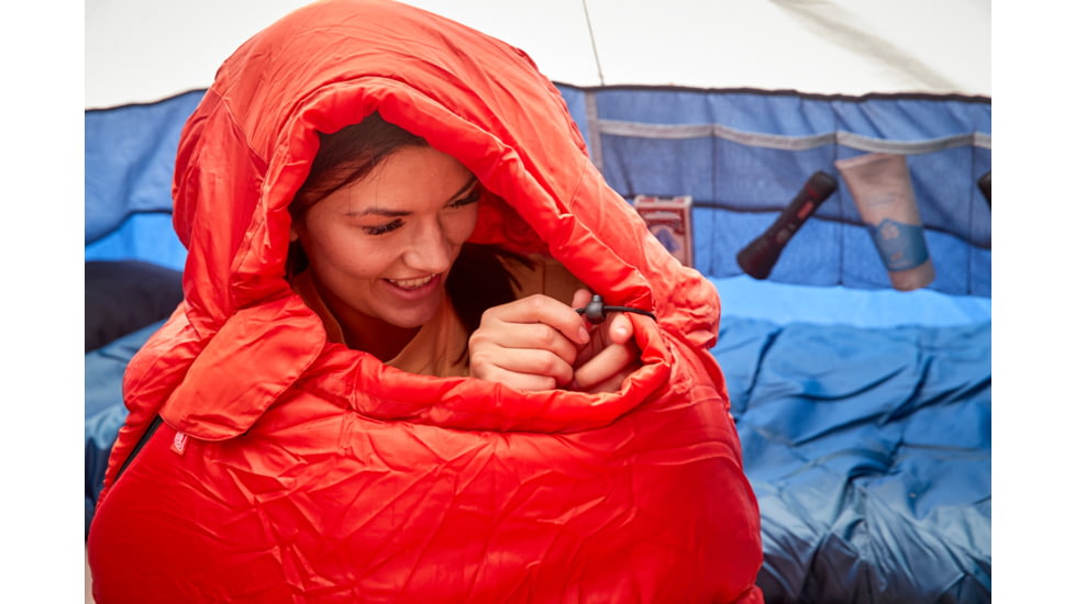 Coleman Tidelands Mummy Sleeping Bag, 40F, Red, CM1010410018-4