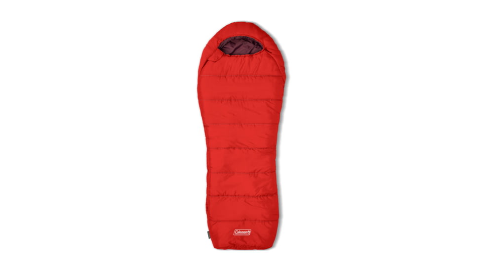 Coleman Tidelands Mummy Sleeping Bag, 40F, Red, CM1010410018-4