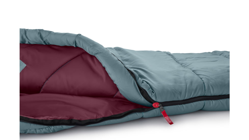 Coleman Tidelands Mummy Sleeping Bag, 50F, Big/Tall, Grey, CM1010410018-1