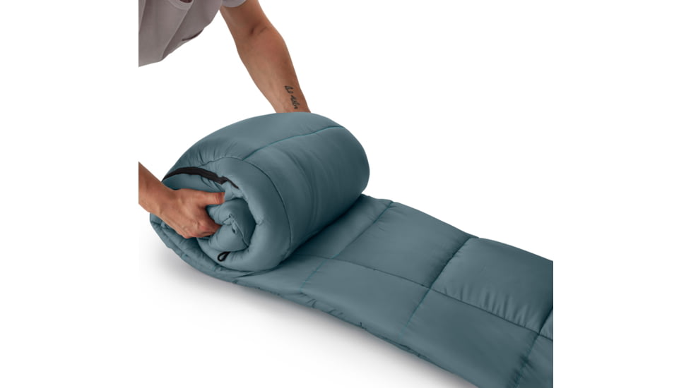 Coleman Tidelands Mummy Sleeping Bag, 50F, Big/Tall, Grey, CM1010410018-1