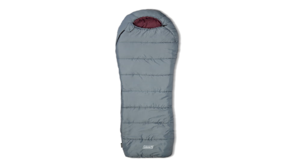Coleman Tidelands Mummy Sleeping Bag, 50F, Big/Tall, Grey, CM1010410018-1