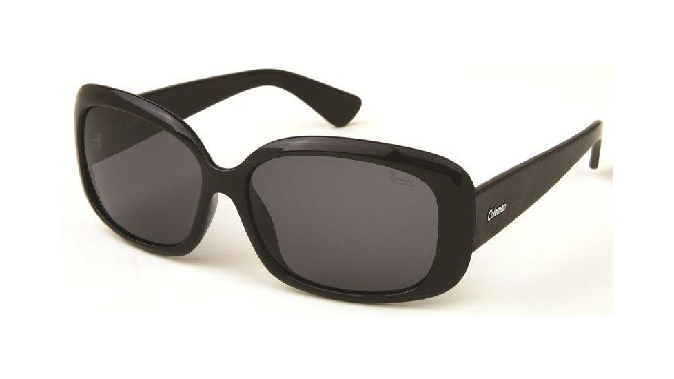 Coleman TR90 Fashion 6517 Polarized Sunglasses - Black Frame, Smoke Lenses CC2 6517-C1