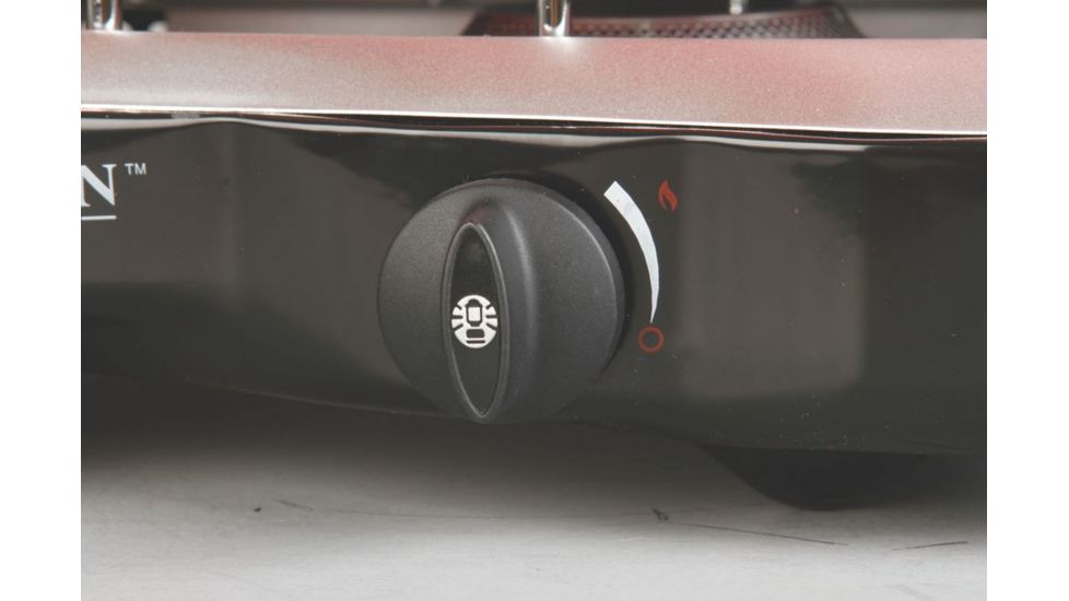 Coleman Triton ML 2-Burner Propane Stove, 22000 BTU WindBlock Panels, Black 2000020953