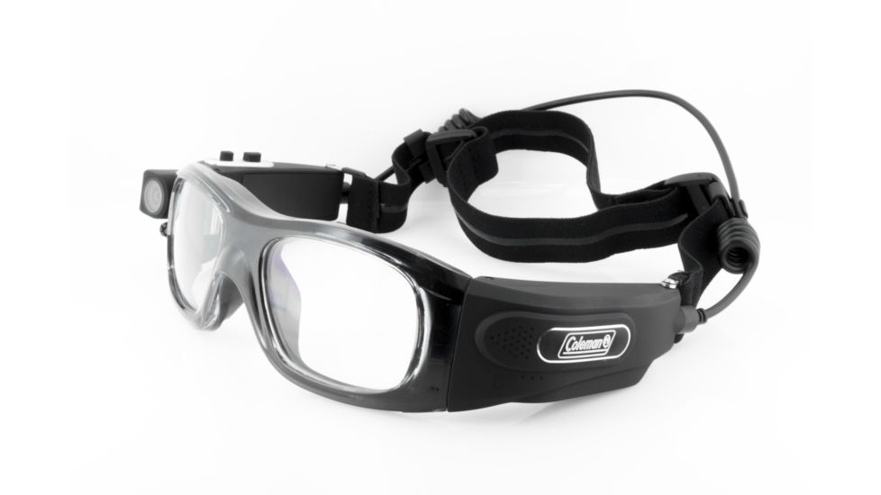 Coleman VisionHD 1080p HD / 5.0 MP Wearable POV Sports Digital Camera &amp; Video Safety Goggles, Black G5HD-SPORT