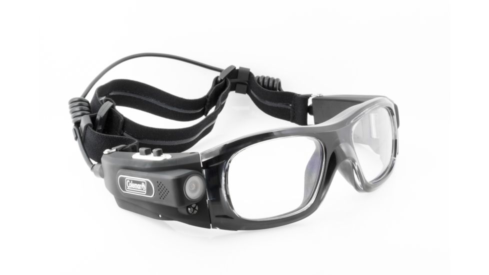 Coleman VisionHD 1080p HD / 5.0 MP Wearable POV Sports Digital Camera &amp; Video Safety Goggles, Black G5HD-SPORT