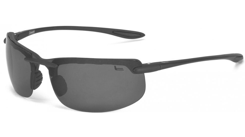 Coleman Vizor Sunglasses - Black Frame and Smoke Lens 842749030630