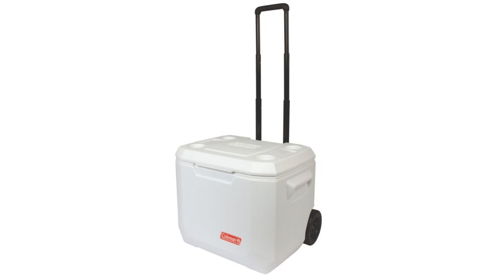 Coleman Xtreme 5 - 50 Quart Marine Wheeled Cooler, White, Holds 84 Cans 3000001839