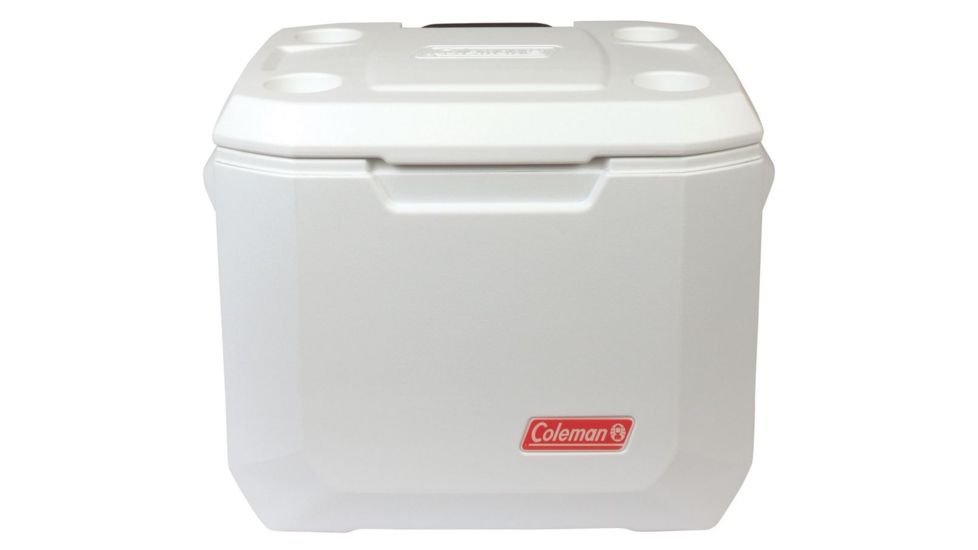 Coleman Xtreme 5 - 50 Quart Marine Wheeled Cooler, White, Holds 84 Cans 3000001839