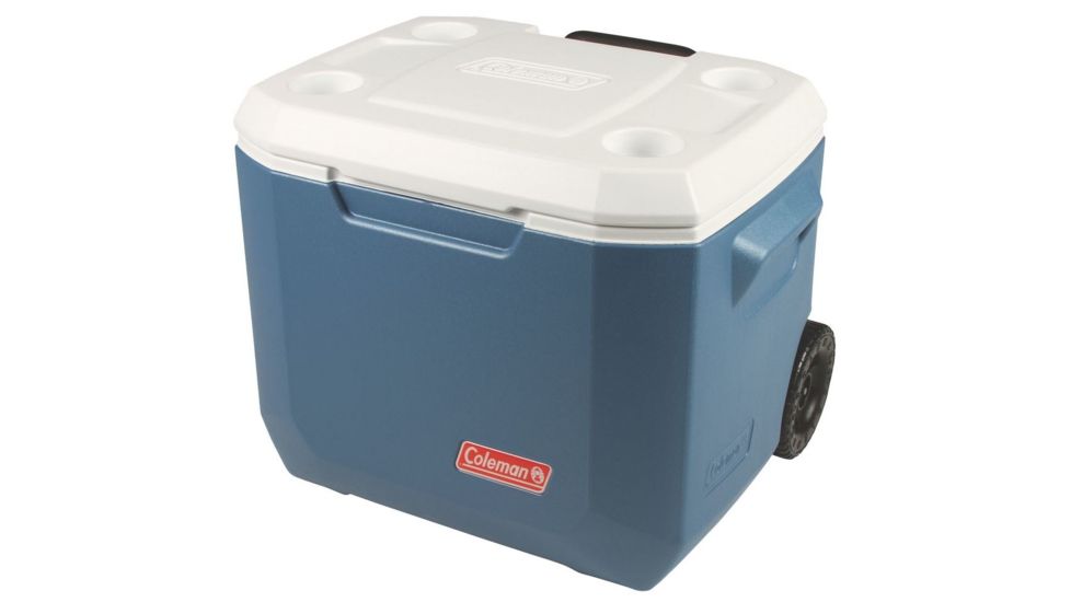 Coleman Xtreme 5 - 50 Quart Wheeled Cooler, 5882, Blue, Holds 84 Cans 3000005153