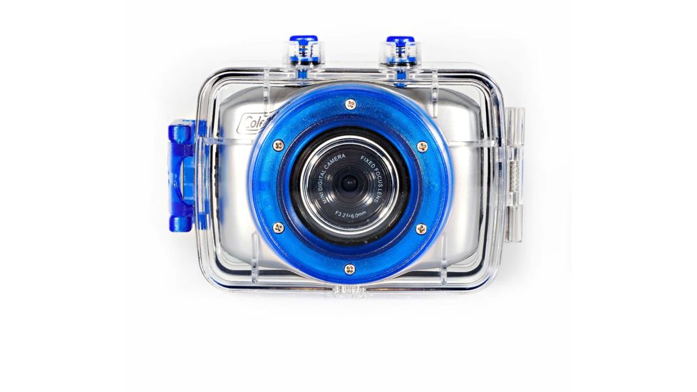 Coleman Xtreme HD Sports Camera Kit w/Accessories, Wateproof to 10 ft, Silver CX5HD-S
