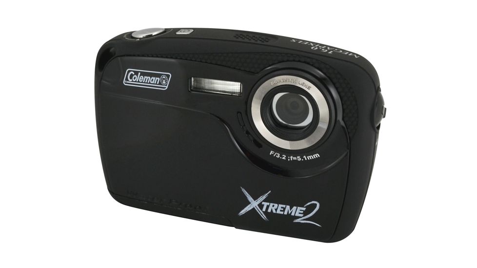 Coleman Xtreme2 16.0 MP / HD Underwater Digital &amp; Video Camera, Waterproof to 10 ft, Black C12WP-BK