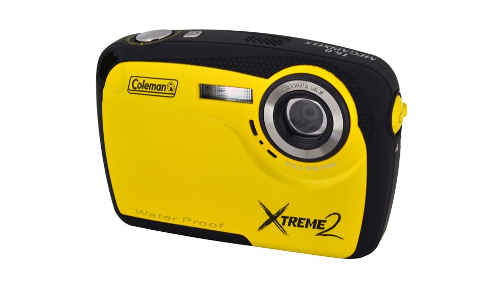 Coleman Xtreme2 16.0 MP / HD Underwater Digital &amp; Video Camera, Waterproof to 10 ft, Yellow C12WP-Y