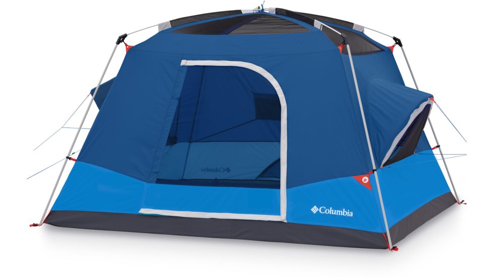 Columbia 6 Person Mammoth Creek Cabin Tent, Blue/Dark Blue/Graphite/Gray/Orange, 30638