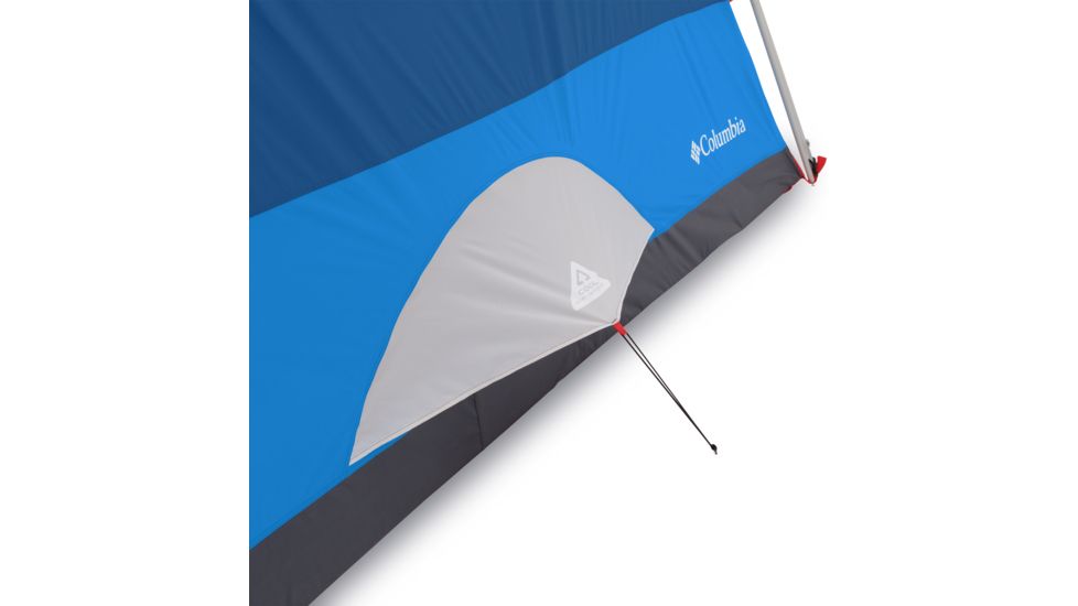 Columbia 6 Person Mammoth Creek Cabin Tent, Blue/Dark Blue/Graphite/Gray/Orange, 30638