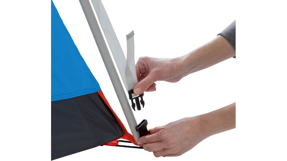 Columbia 6 Person Mammoth Creek Cabin Tent, Blue/Dark Blue/Graphite/Gray/Orange, 30638