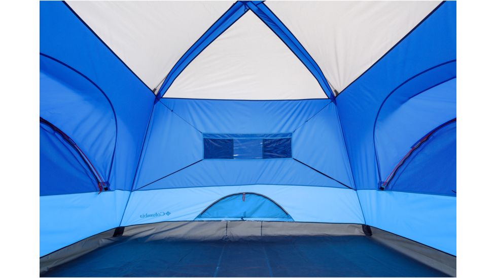 Columbia 6 Person Mammoth Creek Cabin Tent, Blue/Dark Blue/Graphite/Gray/Orange, 30638