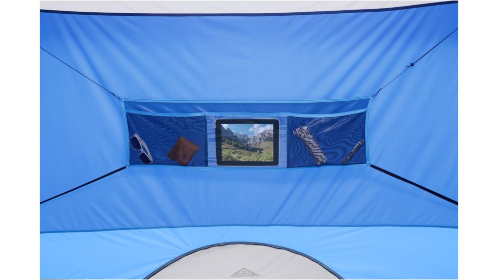 Columbia 6 Person Mammoth Creek Cabin Tent, Blue/Dark Blue/Graphite/Gray/Orange, 30638