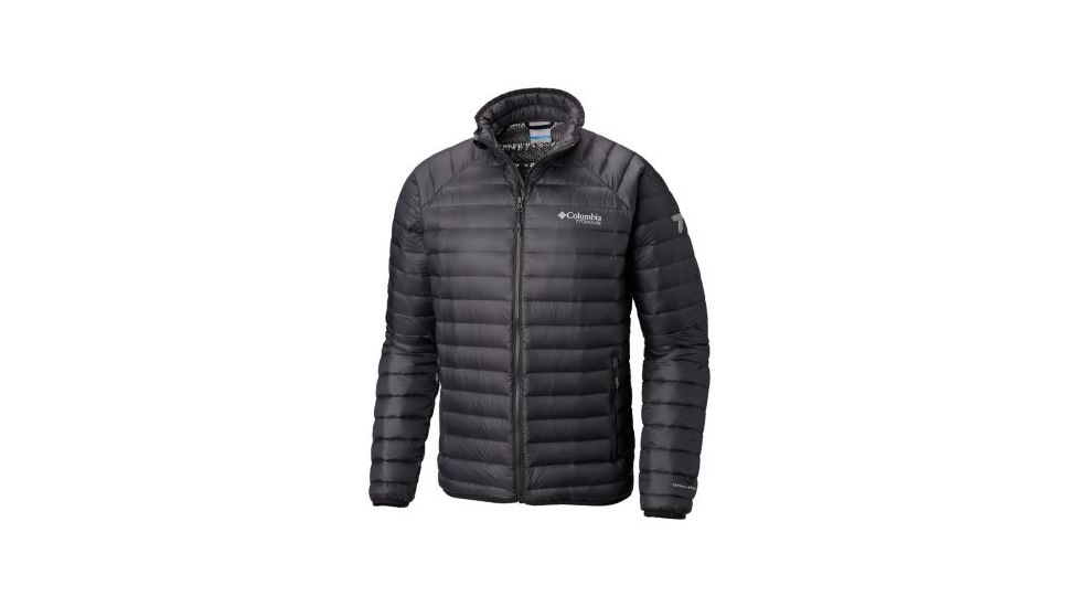 Columbia Alpha Trail Down Jacket - Mens, Black, Small, 1823161010-S