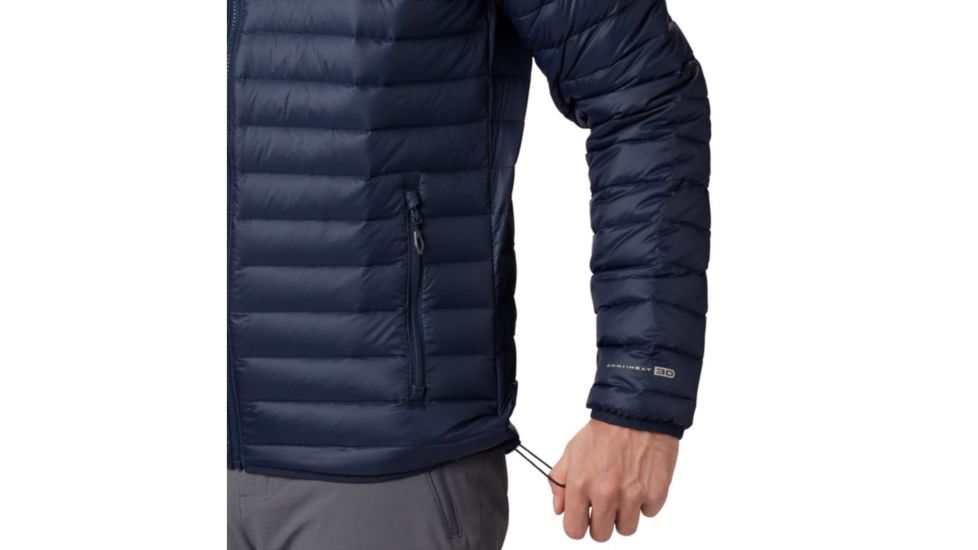 Columbia Alpha Trail Down Jacket - Mens, Collegiate Navy, Large, 1823161464-L