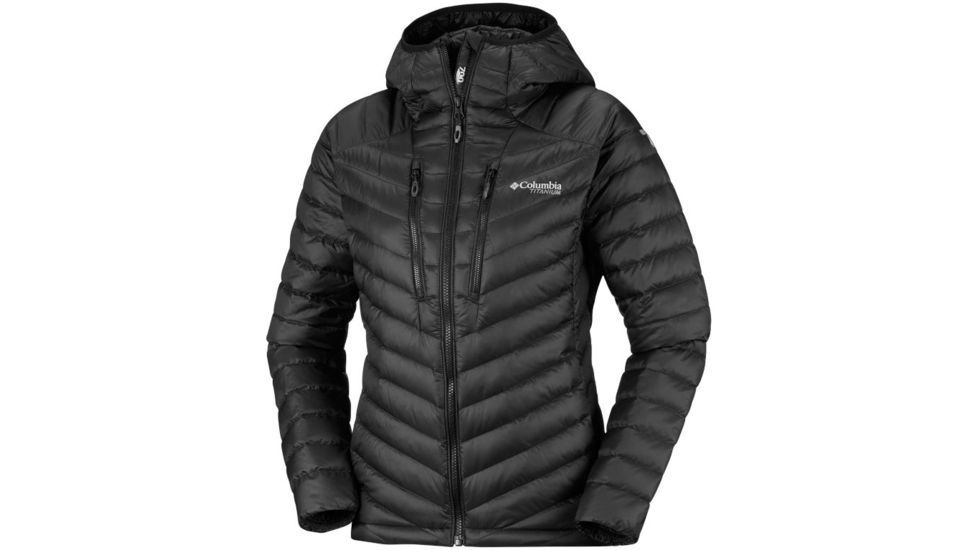 Columbia Altitude Tracker Hooded Jacket, Black, S - Womens, 1798381010-S