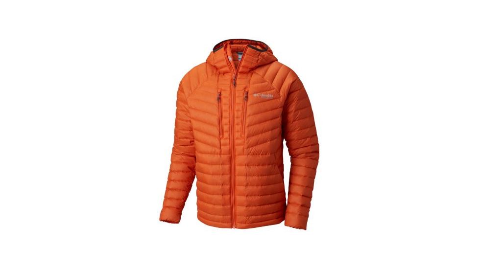 Columbia Altitude Tracker Hooded Jacket - Mens, Backcountry Orange, Large, 1798631866-L