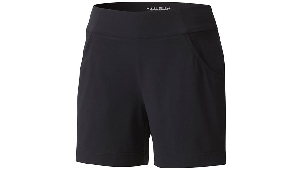 Columbia Anytime Casual Short - Womens, Black, Large, 7in, 1768161010-L-7