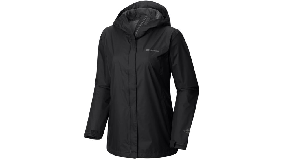 Columbia Arcadia II Rain Jacket - Women's, Black, Large, 426194