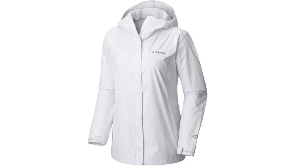 Columbia Arcadia II Rain Jacket - Women's, White, X-Small, 426198