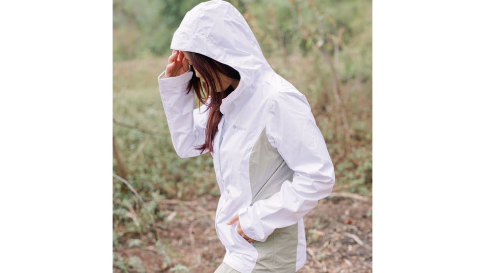 Columbia Arcadia II Jacket - Womens, White/Flint Grey, Extra Large, 15