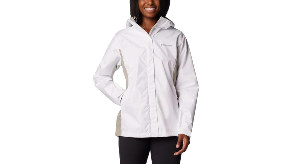 Columbia Arcadia II Jacket - Womens, White/Flint Grey, Extra Large, 15