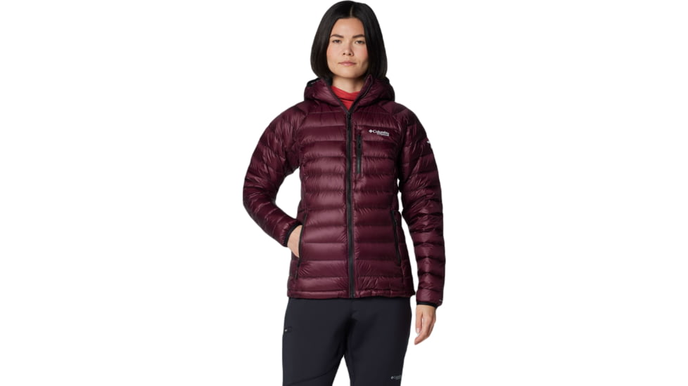 Columbia Arctic Crest Down Hooded Jacket - Women's, Moonvista, Large, 2086071607-L