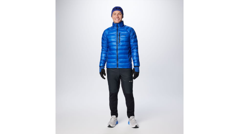 Columbia Arctic Crest Down Jacket - Mens, Mountain Blue, Medium, 2088781433-M