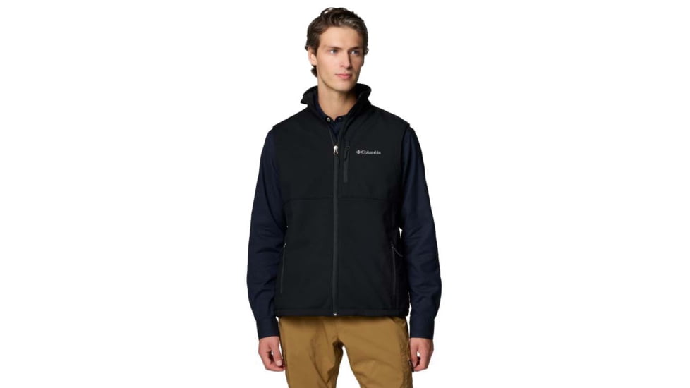 Columbia Ascender II Softshell Vest - Men's, Black, Medium, 2090471-010-M