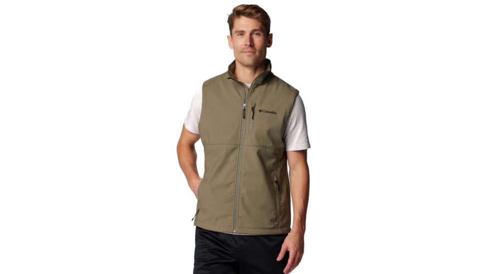 Columbia Ascender II Softshell Vest - Men's, Stone Green, Small, 2090471-398-S
