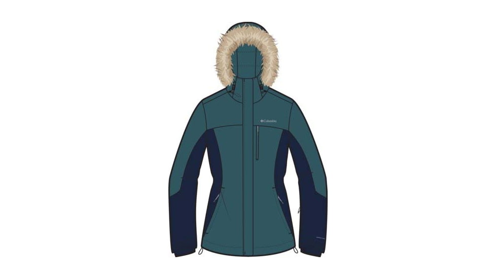Columbia Ava Alpine II Insulated Jacket - Women's, Everblue/Collegiate Navy, Large, 2085831-429-L