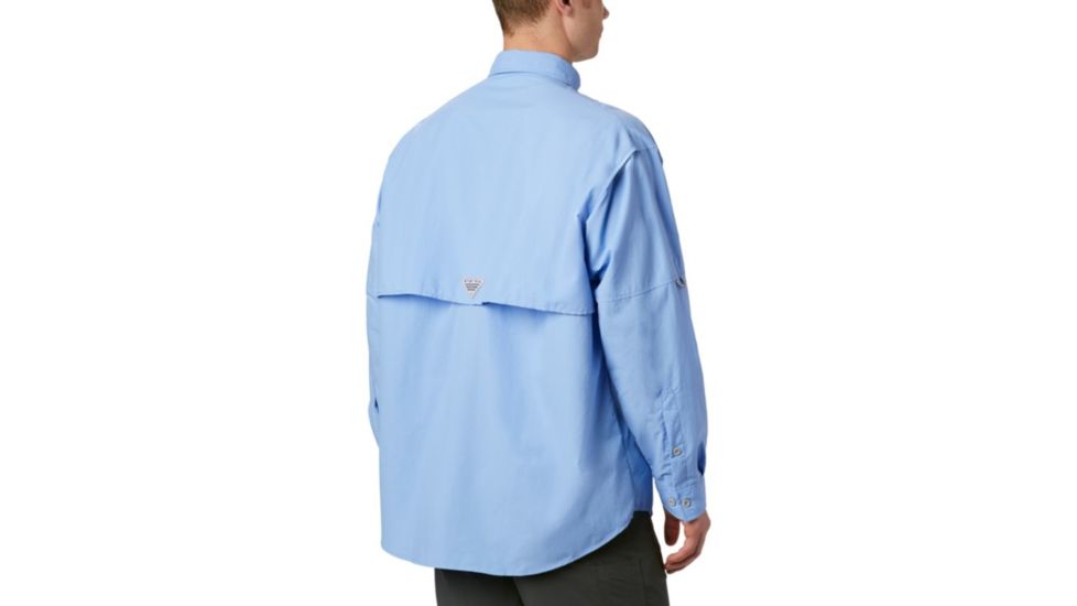 Columbia Bahama II L/S Shirt, White Cap, Extra Small - Mens, 1011621455-XS