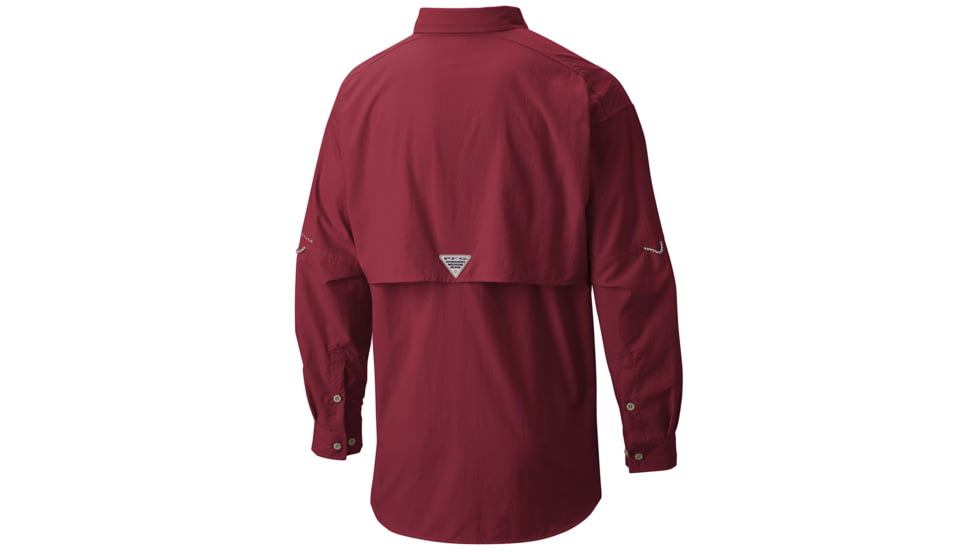 Columbia Bahama II Long Sleeve Shirt - Mens, Beet, Extra Small, 101162-607-XS