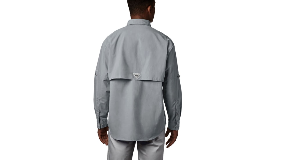 Columbia Bahama II Long Sleeve Shirt - Mens, Cool Grey, Extra Small, 101162-019-XS