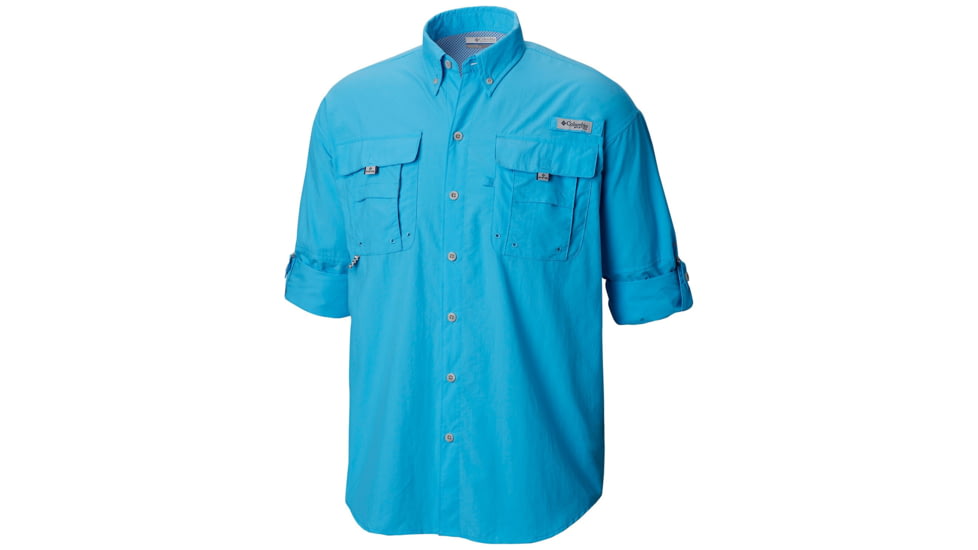 Columbia Bahama II Long Sleeve Shirt - Mens, Riptide, Extra Small, 101162-463-XS