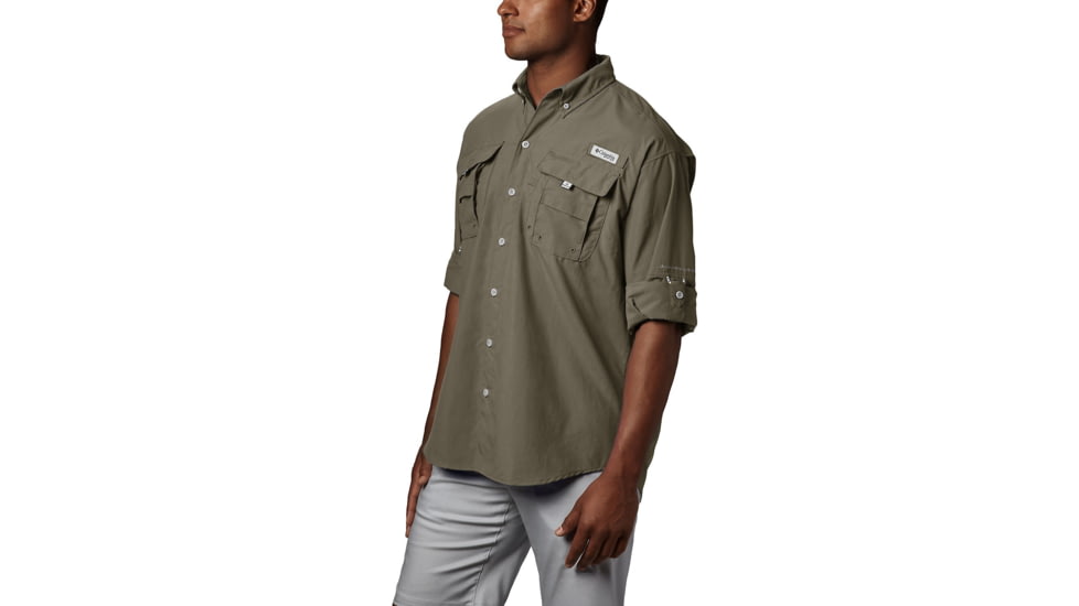 Columbia Bahama II Long Sleeve Shirt - Mens, Sage, Large, 101162-365-L