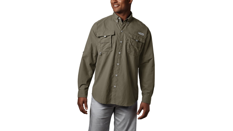 Columbia Bahama II Long Sleeve Shirt - Mens, Sage, Large, 101162-365-L