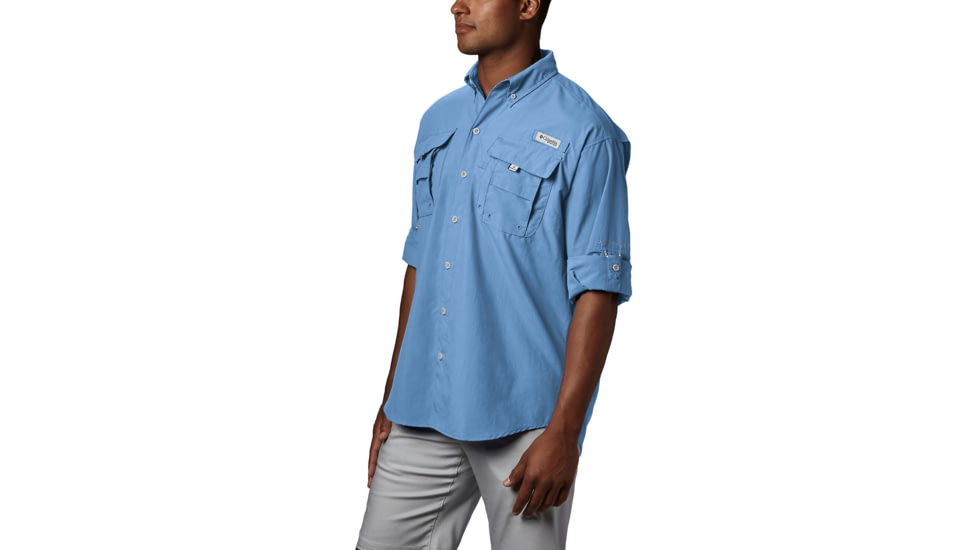Columbia Bahama II Long Sleeve Shirt - Mens, Sail, Extra Small, 101162-486-XS