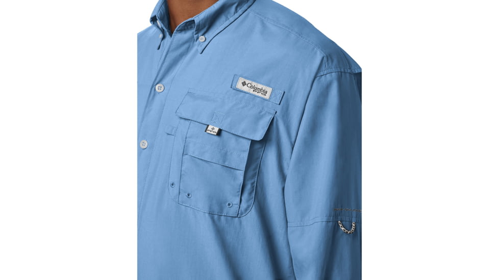 Columbia Bahama II Long Sleeve Shirt - Mens, Sail, Extra Small, 101162-486-XS