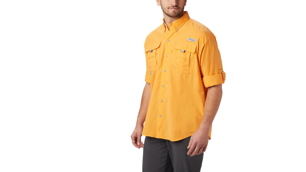 Columbia Bahama II Long Sleeve Shirt - Mens, Summer Orange, Extra Small, 101162-841-XS