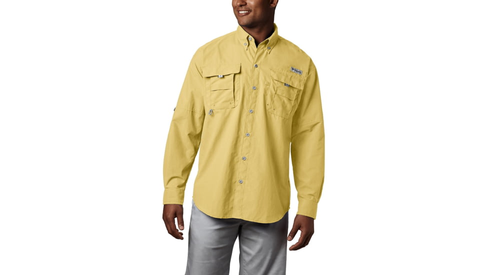 Columbia Bahama II Long Sleeve Shirt - Mens, Sunlit, Small, 101162-707-S