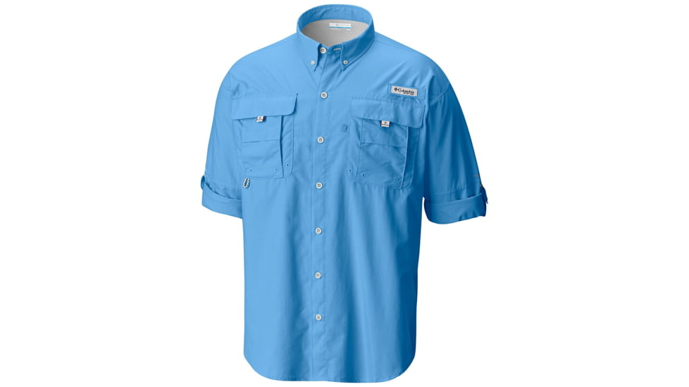 Columbia Bahama II Long Sleeve Shirt - Mens, Yacht, Extra Small, 101162-475-XS